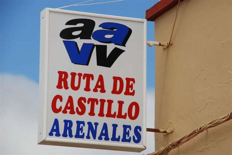 Cartel del colectivo vecinal de Arenales